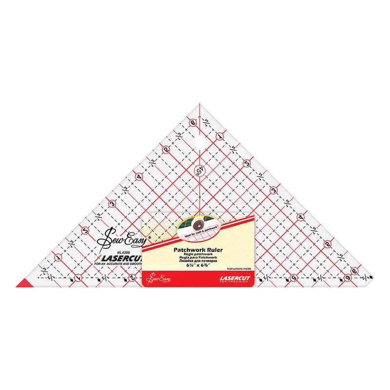 SEW EASY 90 Degree Triangle Ruler - 612" x 678"