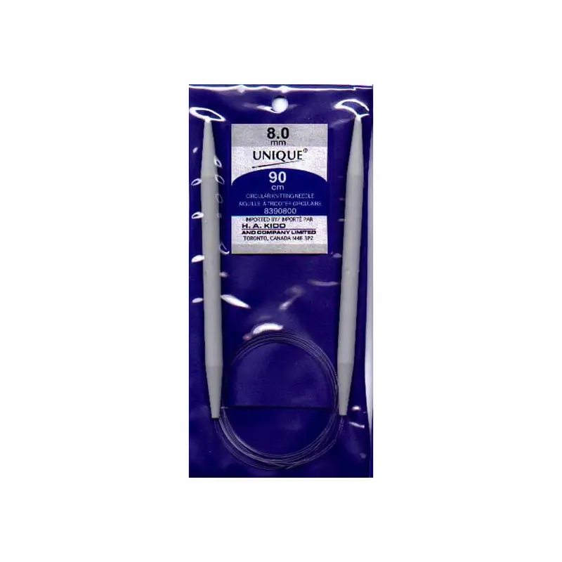 UNIQUE KNITTING Circular Knitting Needles 90cm (36) Plastic - 8mm/US 11