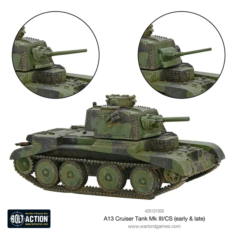 A13 Cruiser Tank Mk III/CS (Early & Late)