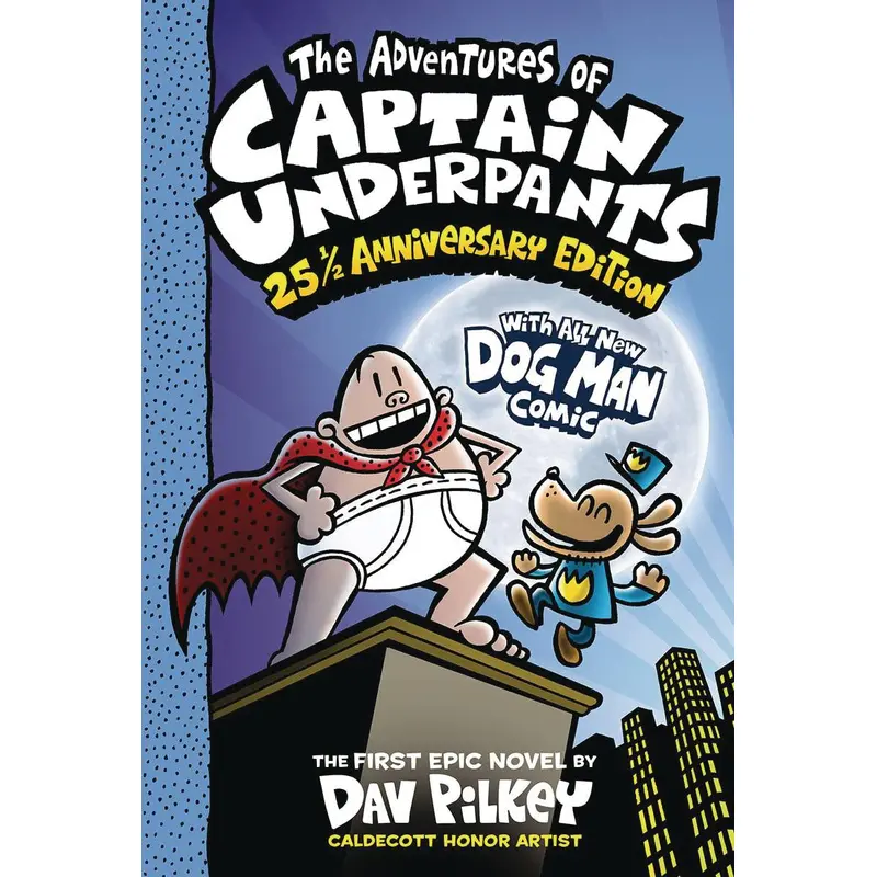 ADV OF CAPT UNDERPANTS W DOG MAN COMIC COLOR ED