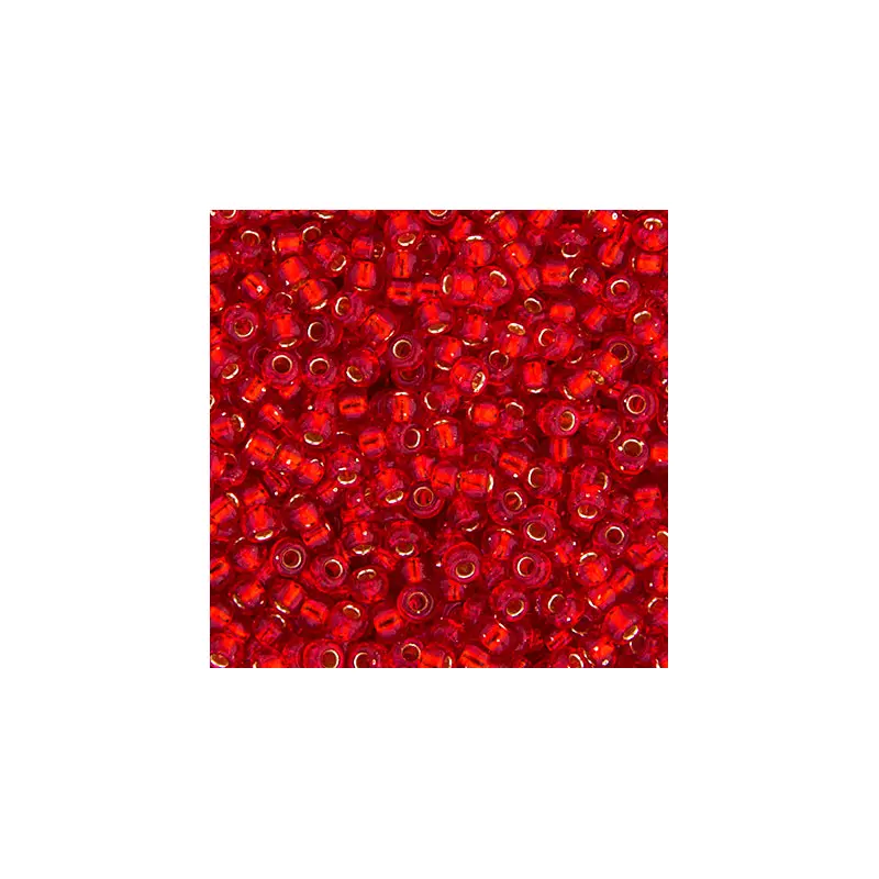 Miyuki Seed Bead 8/0 apx.22g Flame Red Silver Lined