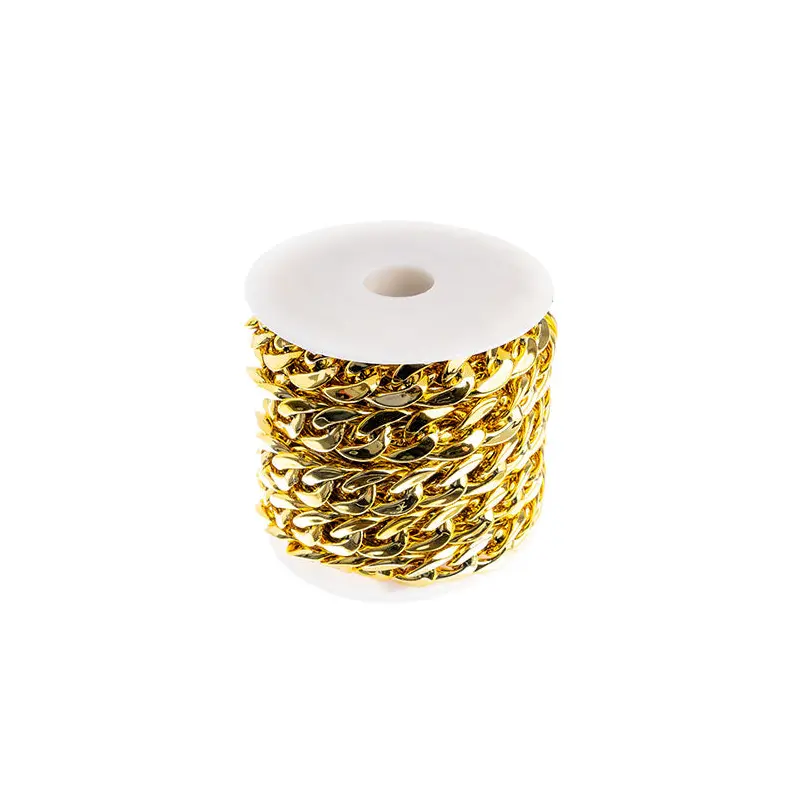 Acrylic Chain 5m Roll 17mm Gold