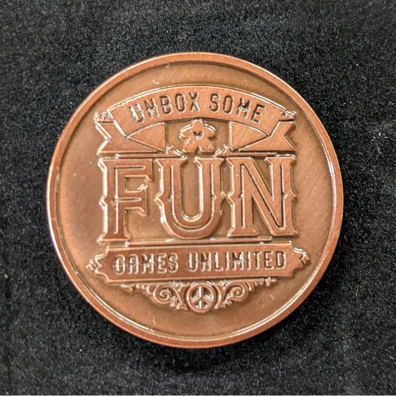 First Player Challenge Coin (Unbox Some Fun)