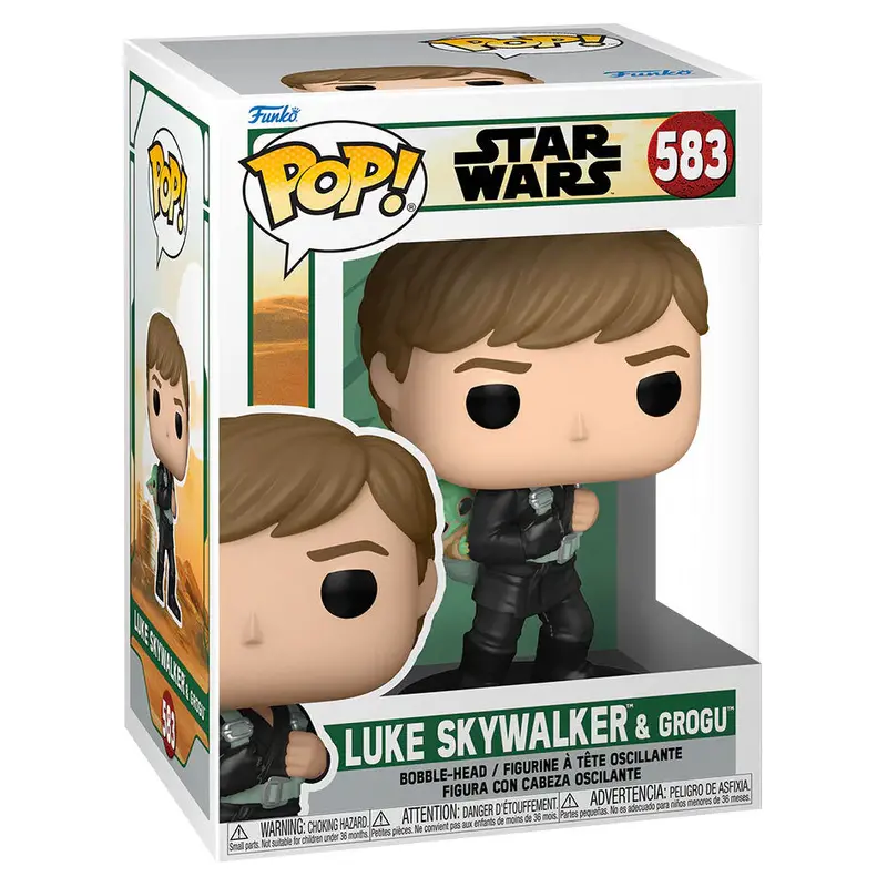FUNKO POP - STAR WARS - LUKE SKYWALKER & GROGU #583