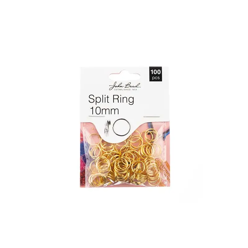 Must Have Findings - Split Ring 10mm Gold 100pcs