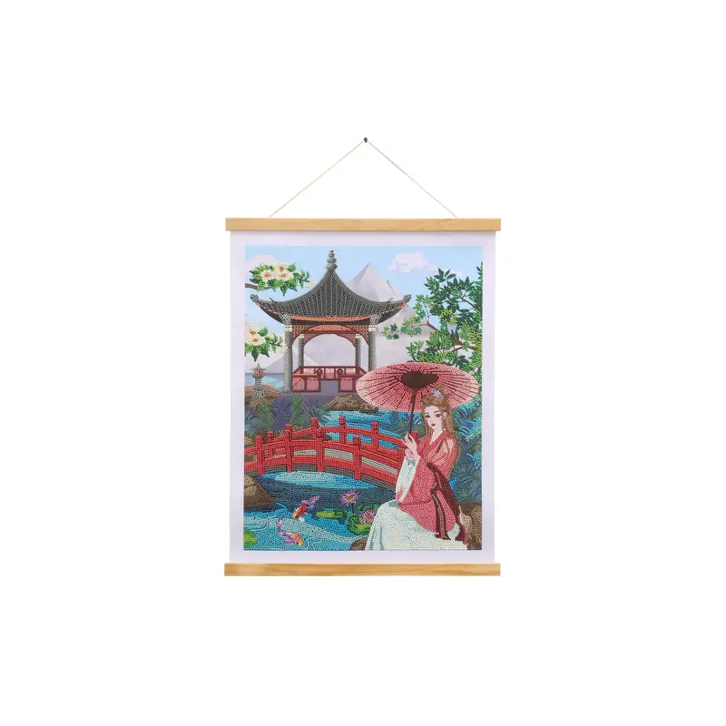 CAS-05L: Crystal Art 35x45cm Scroll Kit - Pavilion