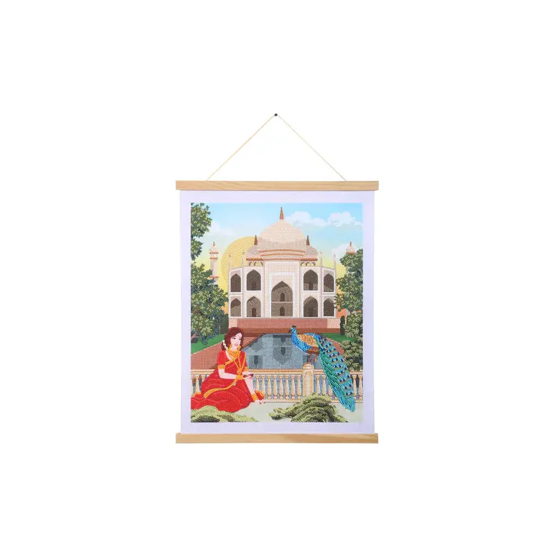 CAS-06L: Crystal Art 35x45cm Scroll Kit - Taj Mahal