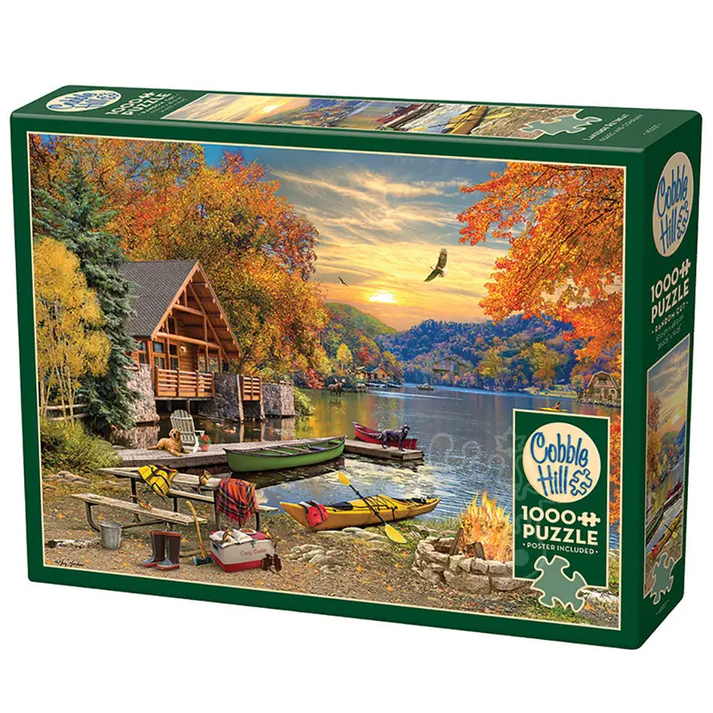 1000pc Puzzle Cobble Hill Lakeside Retreat