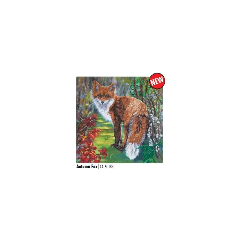 CAK-A173M Autumn Fox FRAMED CANVAS KIT