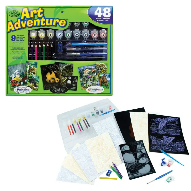ROYAL & LANGNICKEL Art Adventure: Large creative set (green) 48 pieces