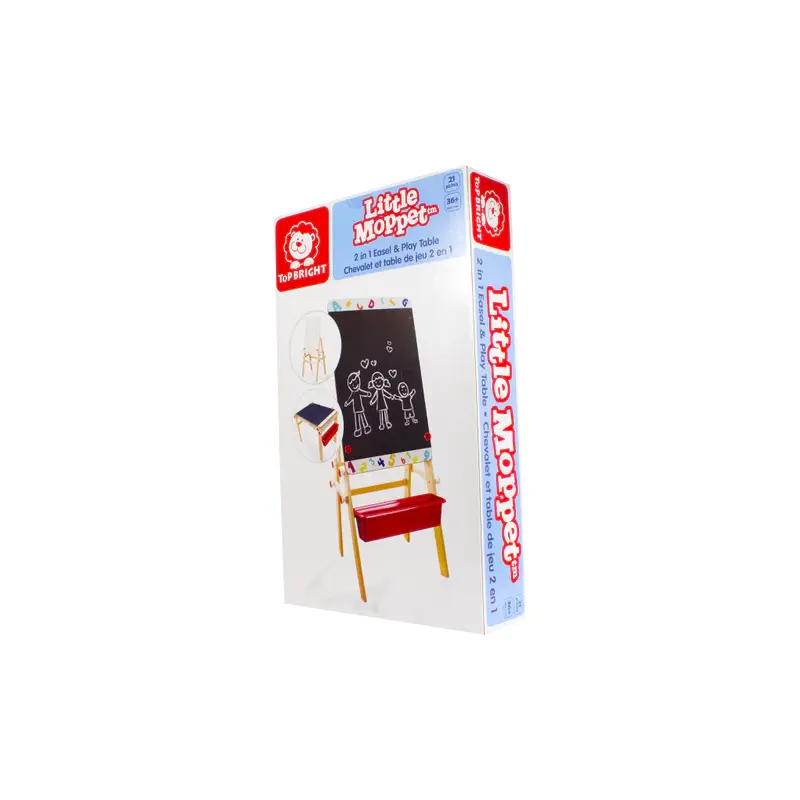 LITTLE MOPPET 2-IN-1 EASEL/PLAY TABLE