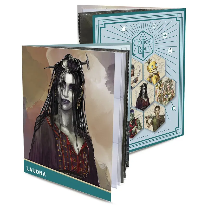 UP BINDER CRITICAL ROLE FOLIO LAUDNA W/ STICKERS