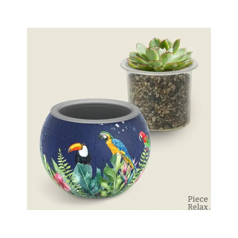 Bird of Paradise - Puzzle Pot