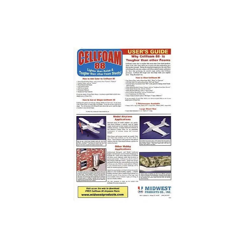 Midwest Cellfoam 88, 10mm, 12"x48" ~ 5902