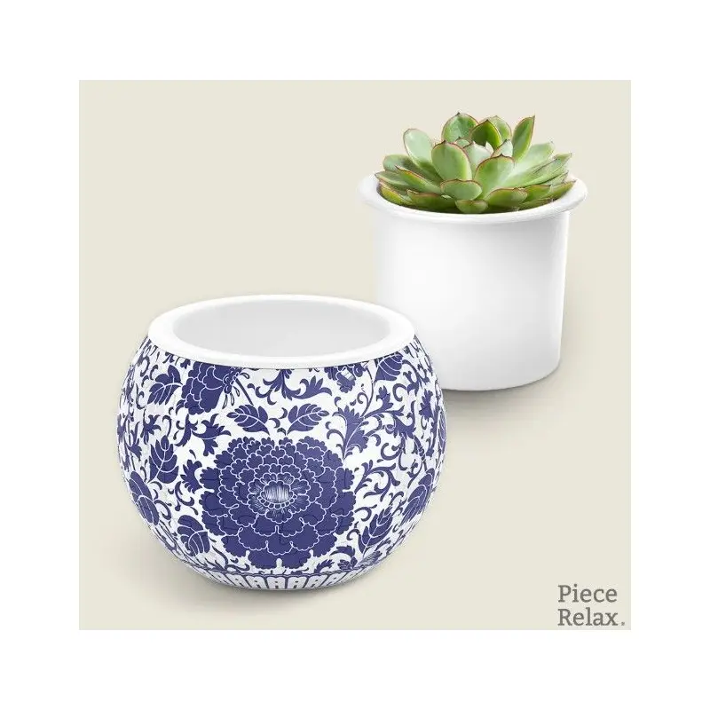 Oriental Floral Ornament - Puzzle Pot