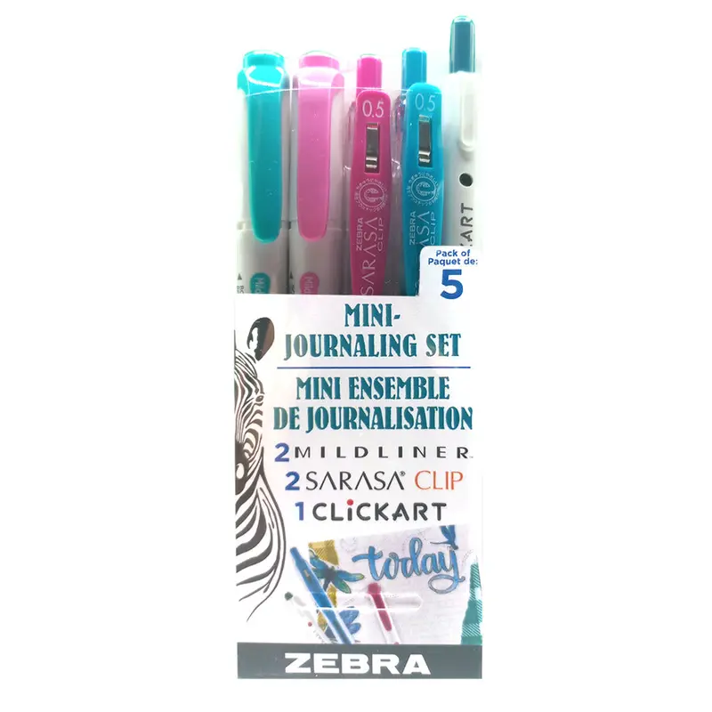 Mini Journaling Set, Blue & Pink (5pk)
