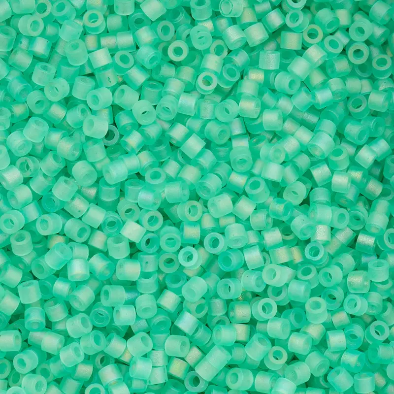 Cylin Bead 11/0 25g Bag Matte Macaron AB - Green Turquoise