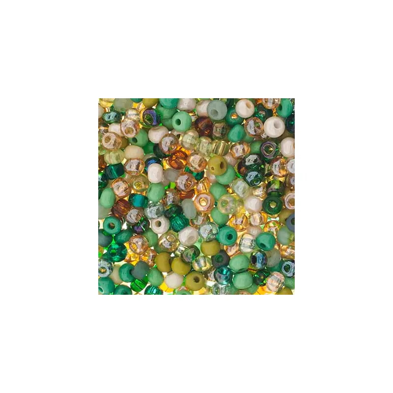 Czech Seed Beads apx 24g Vial 6/0 Agate Mix