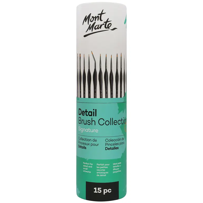 MONT MARTE Detail Brush Collection - 15 pcs