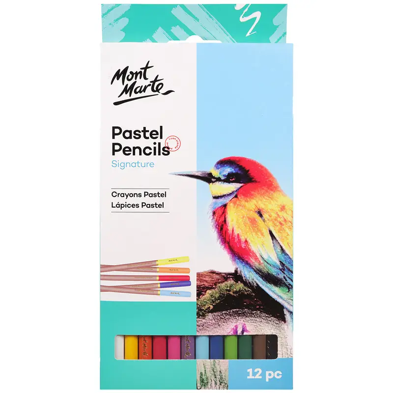 MONT MARTE Pastel Pencils - 12pcs