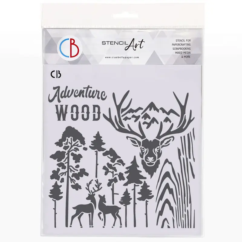 Texture Stencil, Deers