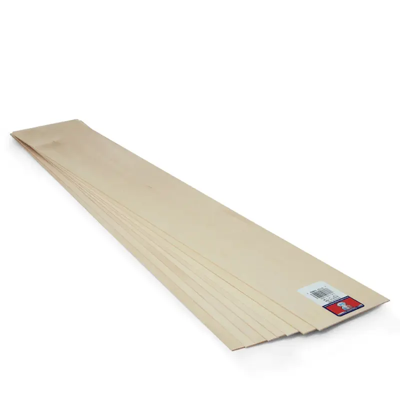 1/16 x 4 x 24 Basswood Sheet - SKU 4402