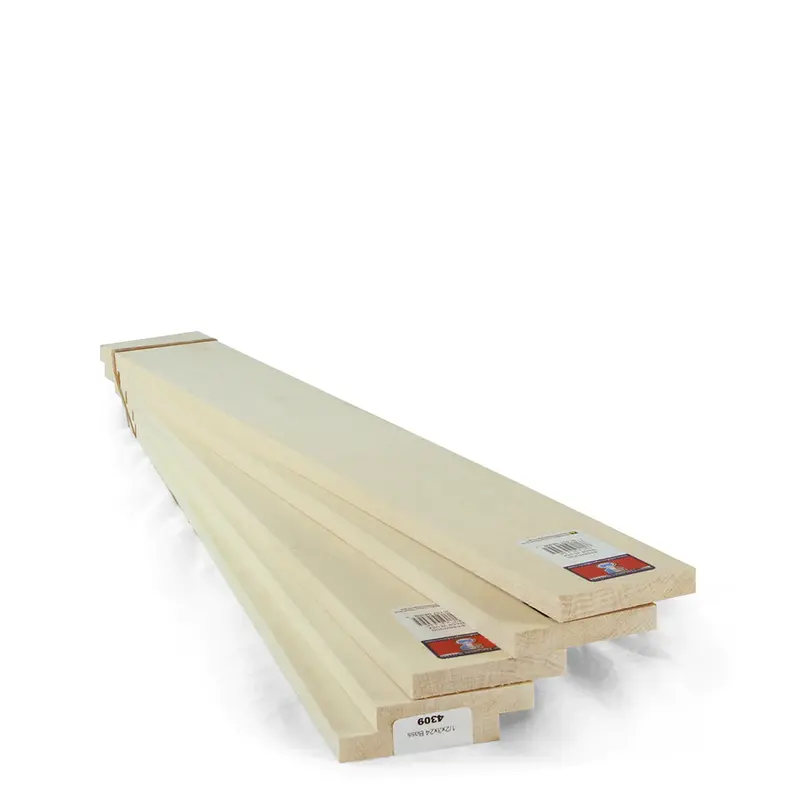 1/2 x 3 x 24 Basswood Sheets-SKU 4309