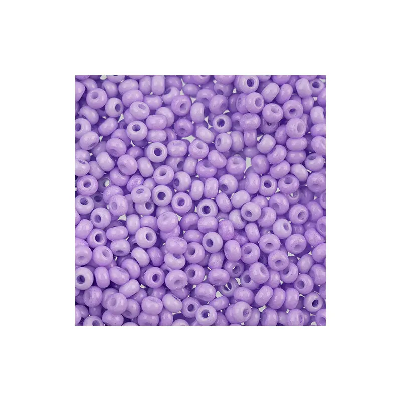 Czech Seed Beads apx 24g Vial 8/0 Purple Chalk Dyed
