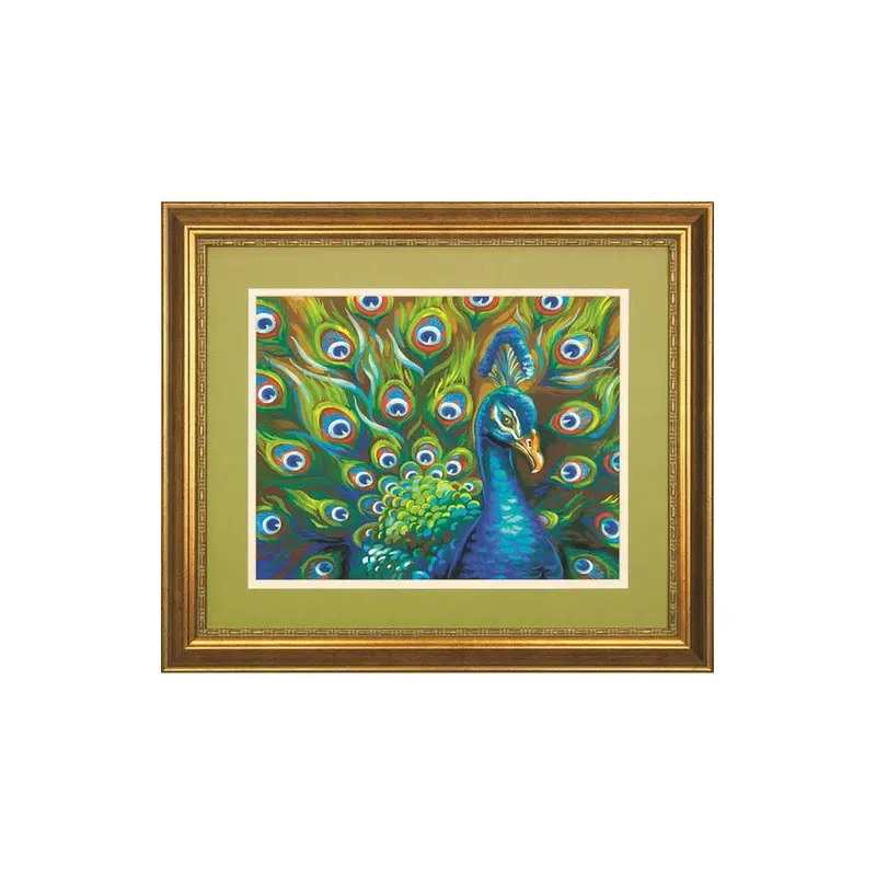 Dimensions 73-91477 14 x 11 in. Paint Work Number Kit, Wild Feathers