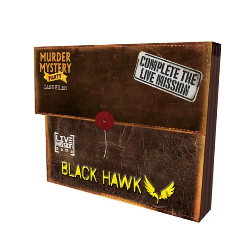 Murder Mystery Party Case Files: Live Mission Game Mission Black Hawk