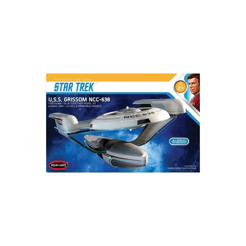 POLAR LIGHTS STAR TREK USS GRISSOM 1:350 991 MODEL KIT