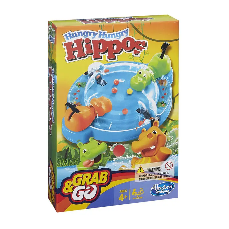Hasbro Gaming - Hungry Hungry Hippos Grab & Go Game