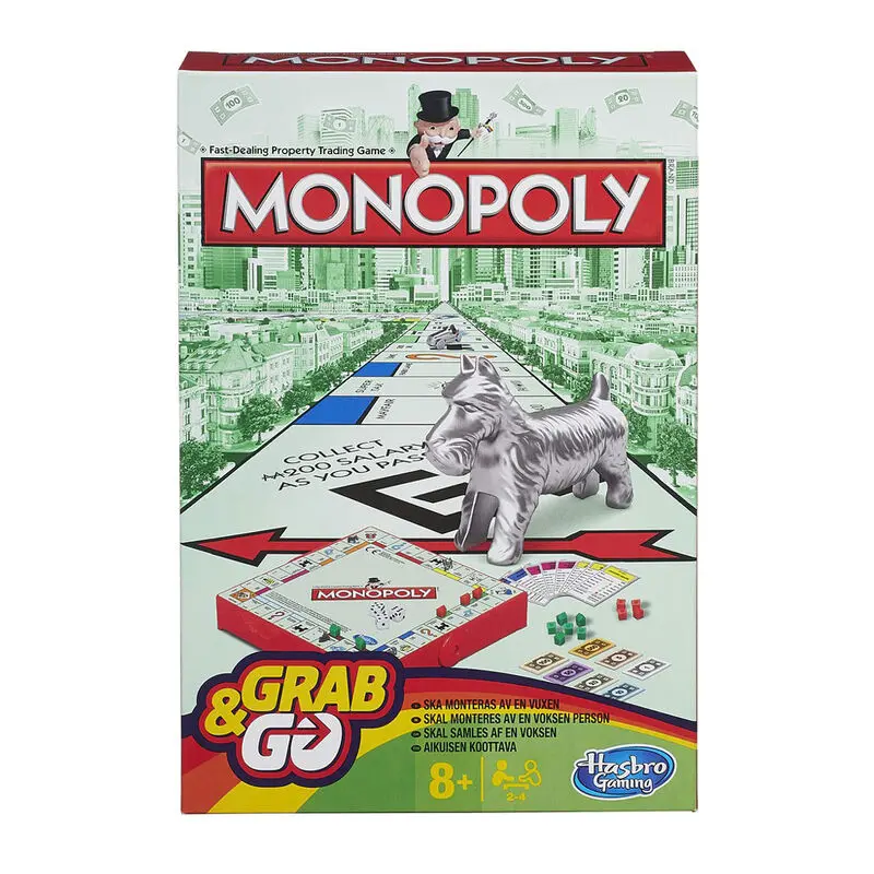 Hasbro Gaming - Monopoly Grab & Go Game