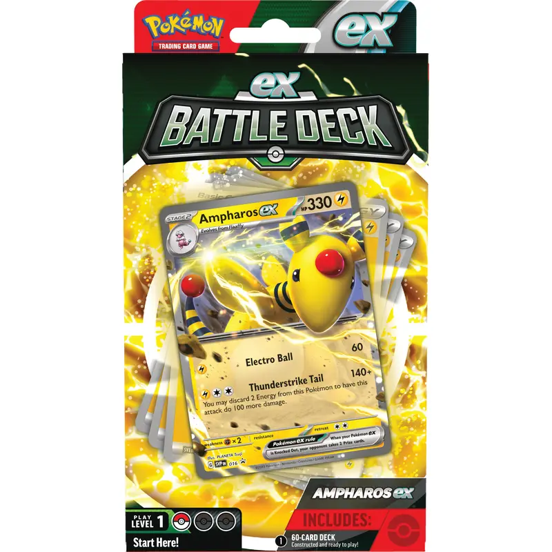 POKEMON BATTLE DECKS AMPHAROS EX
