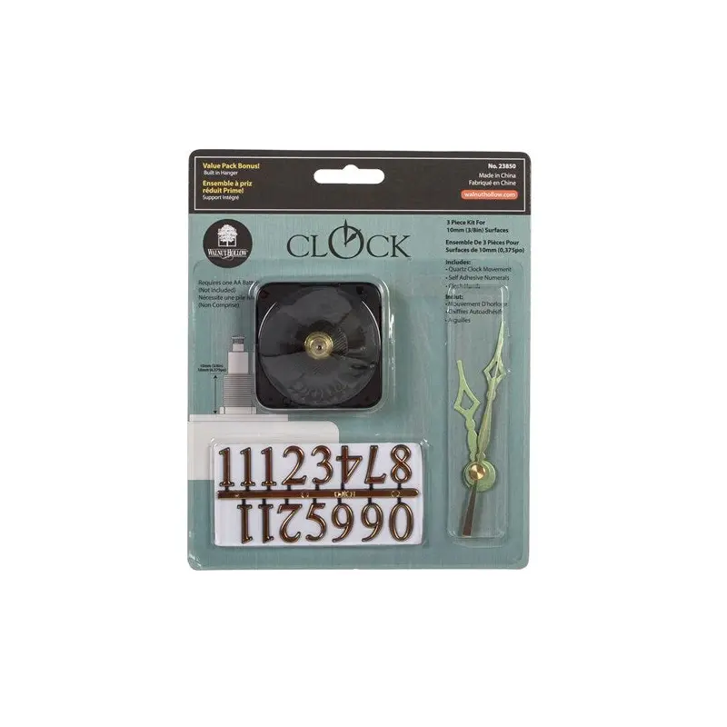 3 Piece Clock Kit - 3/8"
