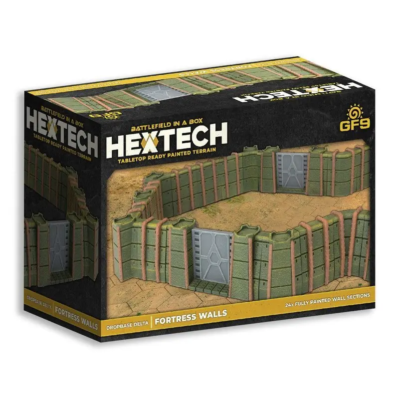Hextech Terrain Dropbase Delta Fortress Walls (26)