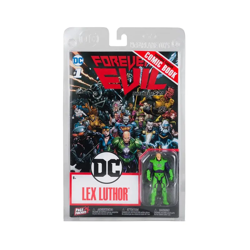 DC DIRECT-3" FIG/COMIC WV3-LEX LUTHOR POWER SUIT