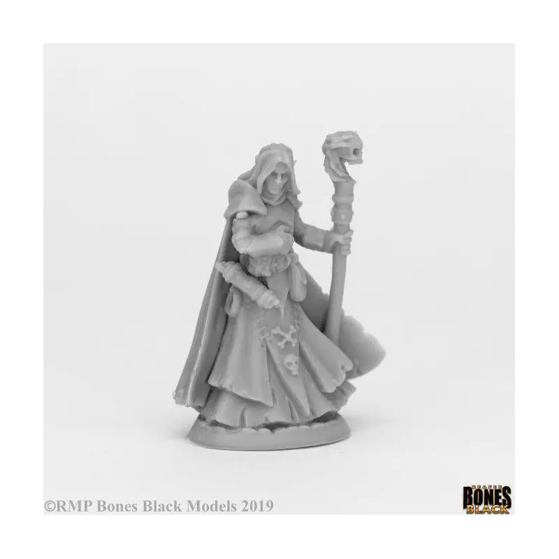 Reaper Bones: Dark Elf Male Wizard