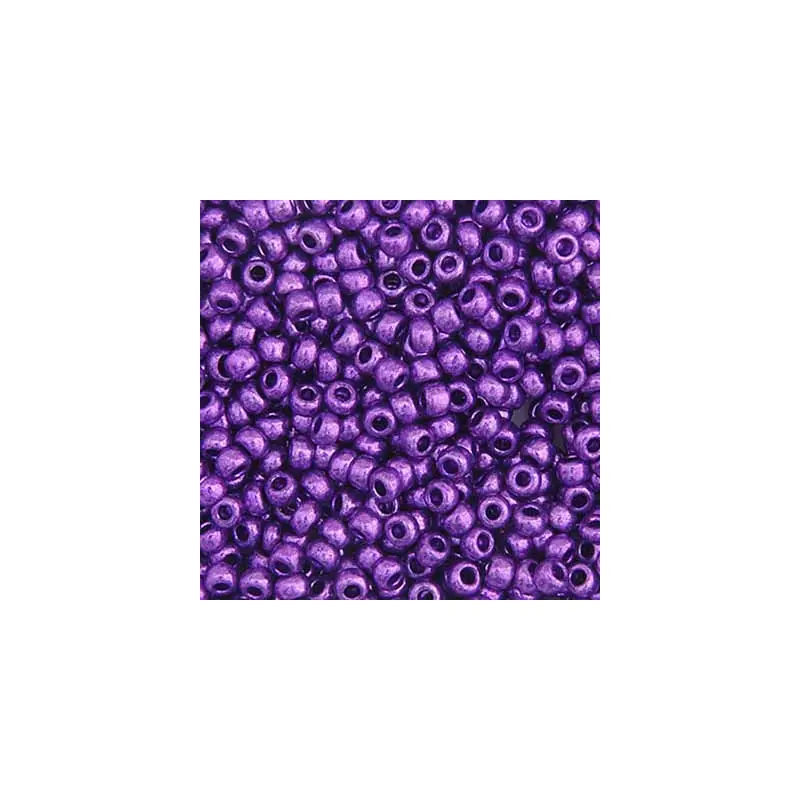 CZECH SEEDBEAD APPROX 22g VIAL 8/0 METALLIC PURPLE