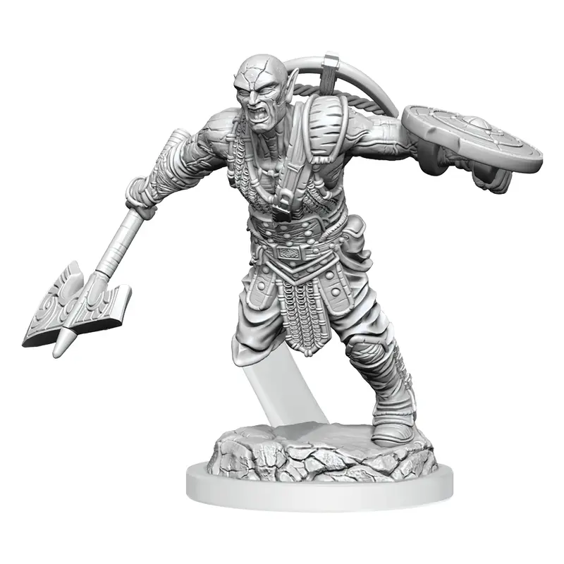 D&D Nolzurs Marvelous Unpainted Miniatures Earth Genasi Fighter