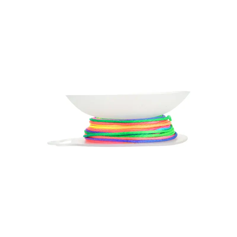 Rattail Cord  with Re-Useable Bobbin Rainbow