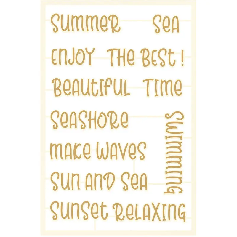 Chipboard Embellishments, Beyond the Sea 05 (12pcs)