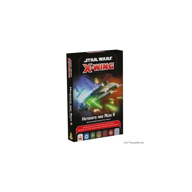 "Fifty Off" Star Wars X-Wing 2nd Edition The Hotshots and Aces II Reinforcement Pack