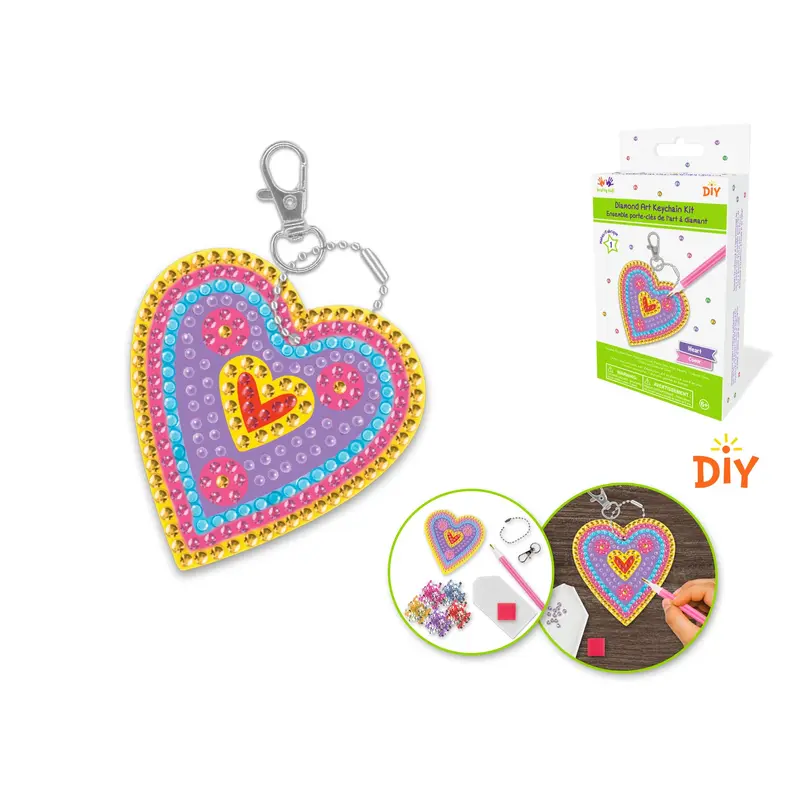 Krafty Kids Kit: Diamond Painting DIY Keychain Kit