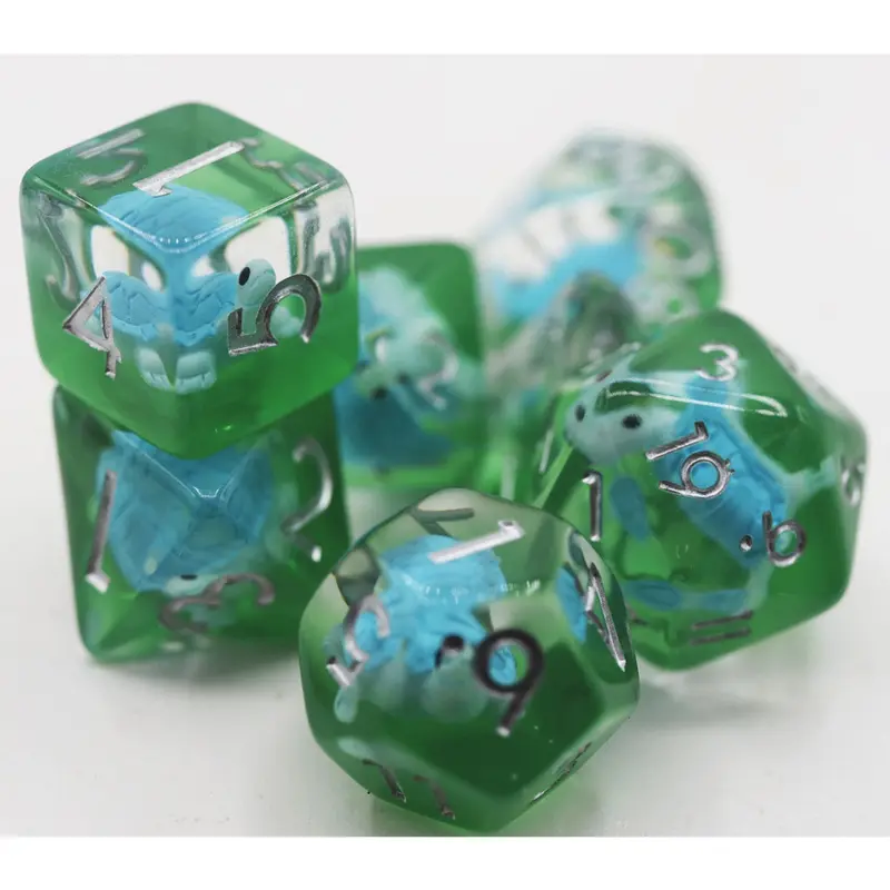 Splash Turtle RPG Dice Set