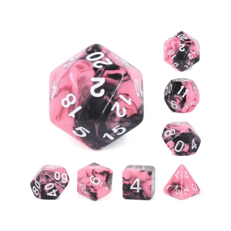 Watermelon Cream RPG Dice Set