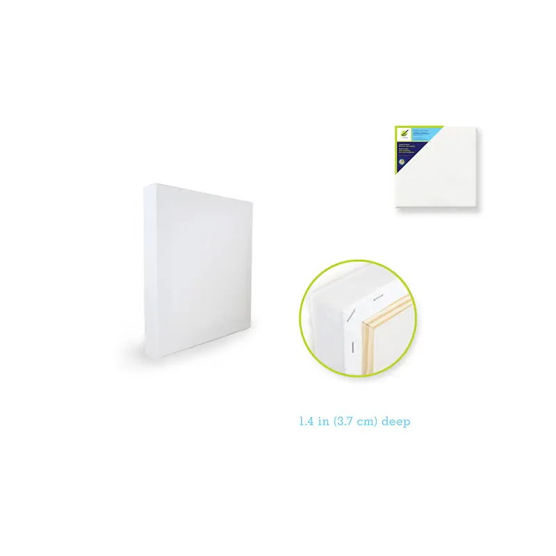 10"x10" (3.7cmD) Primed Back-Stapled