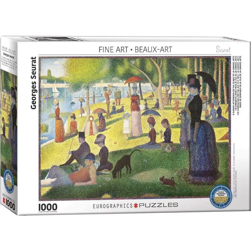 A Sunday Afternoon on the Island of La Grande Jatte - Georges Seurat (Eurographics 1000pc)