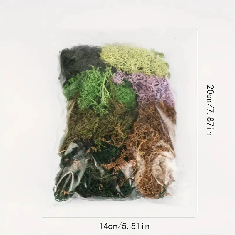 Artificial Moss, Reindeer Moss, Lichen, 50g/1.76oz,