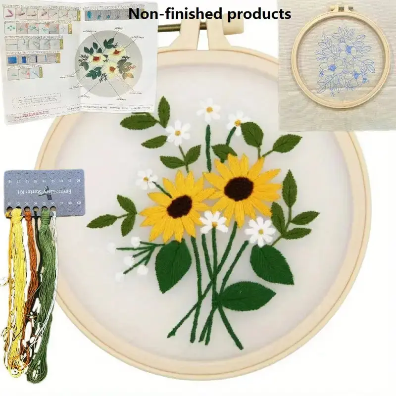 Embroidery Kits, Starter Kit - Delicate Fragrance
